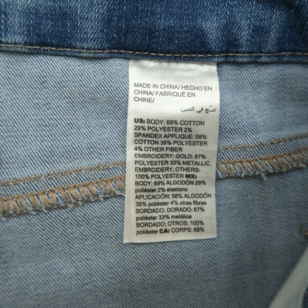 Chico's Jeans Women's 2R US-12R High-Rise Girlfriend Slim Leg Crop 24" Inseam - Picture 12 of 16